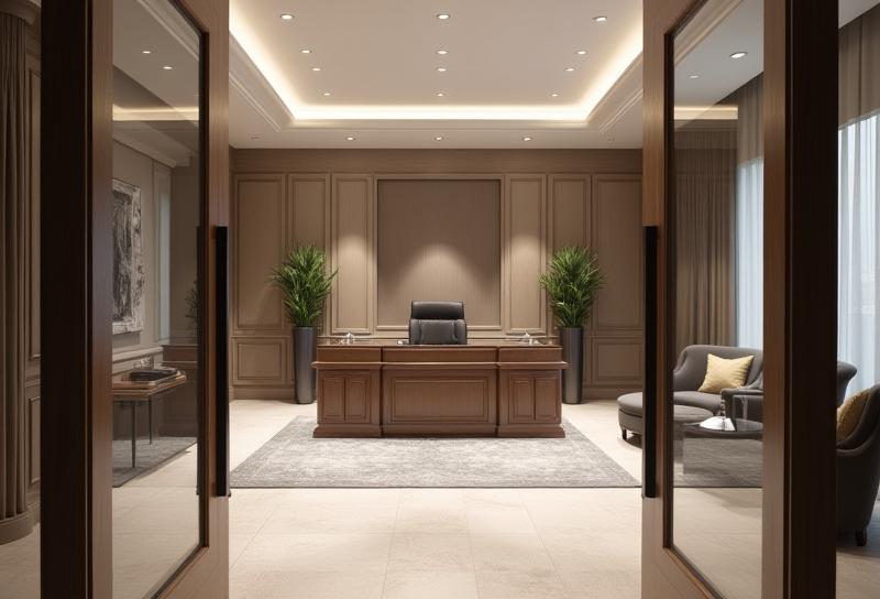 Portfolio item image: Completed project: Modern executive office suite